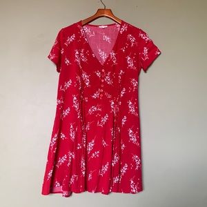 Pacsun Lottie Moss red dress size M